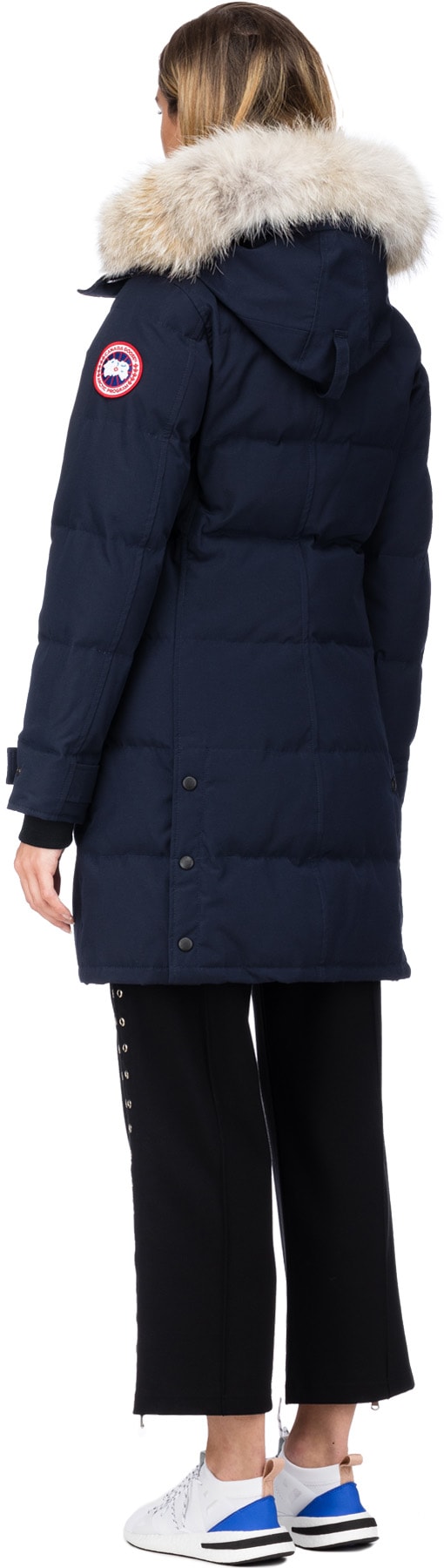 Canada Goose: Bleu Parka Shelburne Bleu - 3