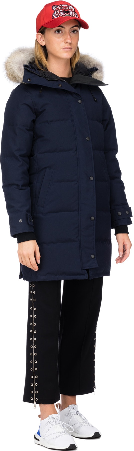 Canada Goose: Bleu Parka Shelburne Bleu - 4