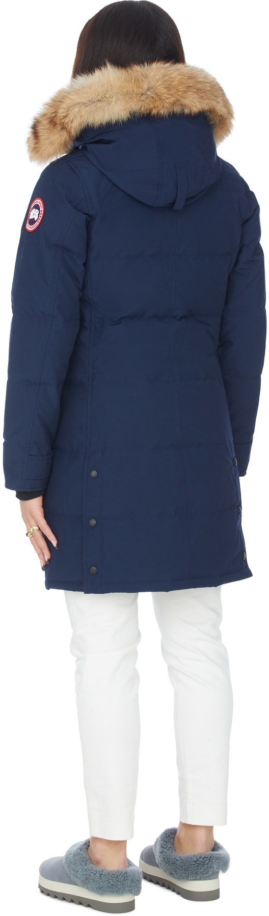 Canada Goose: Bleu Parka Shelburne Bleu - 3