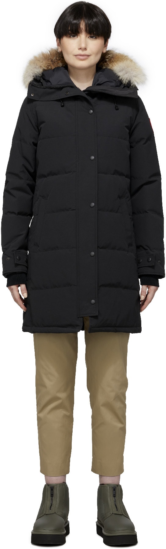 Canada Goose: Noir Parka Shelburne Noir - 1