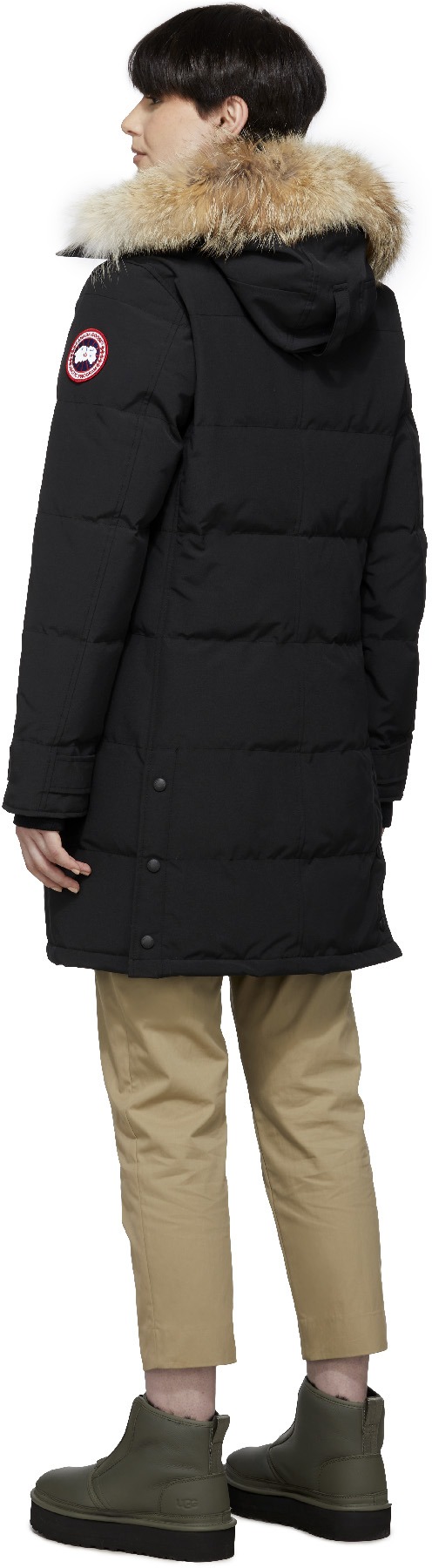 Canada Goose: Noir Parka Shelburne Noir - 3