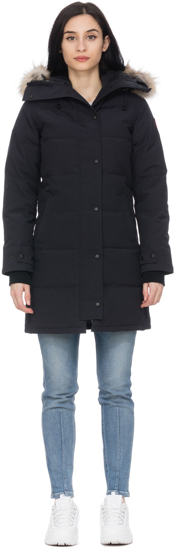 Canada Goose: Bleu Parka Shelburne Bleu - 1