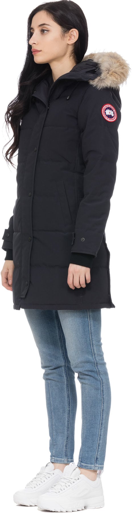 Canada Goose: Bleu Parka Shelburne Bleu - 2