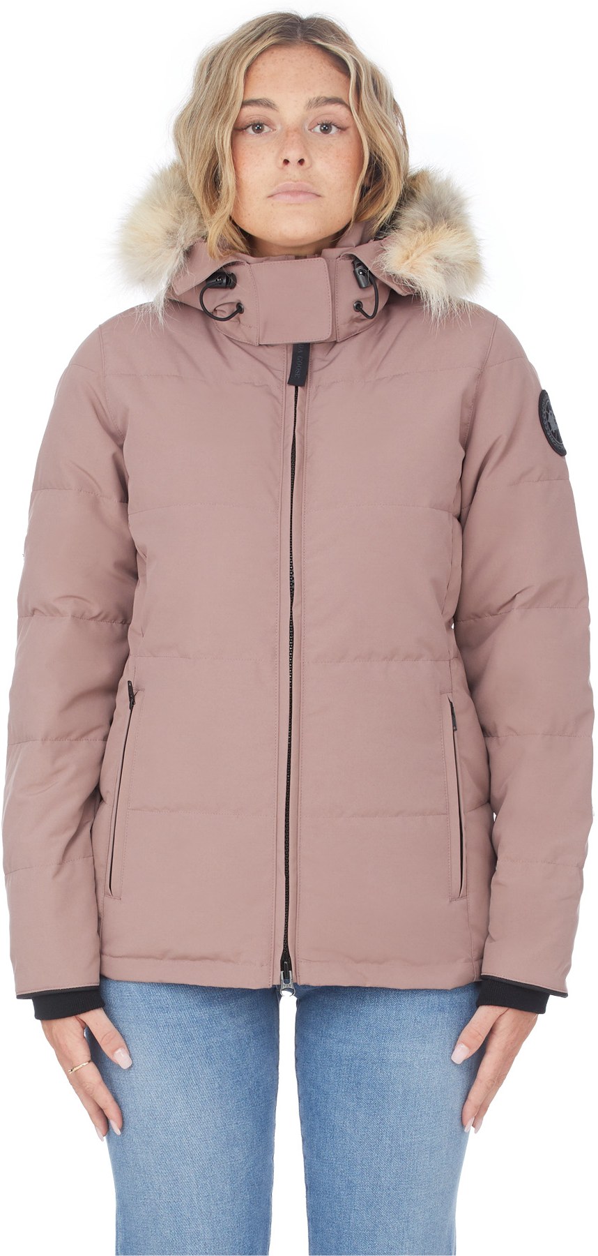 Canada Goose: Pink Black Label Chelsea Parka - 1