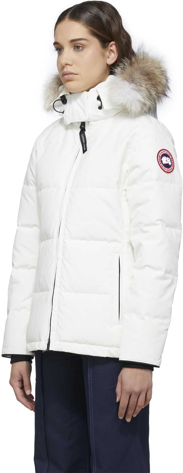 Canada Goose: White Chelsea Parka - 2