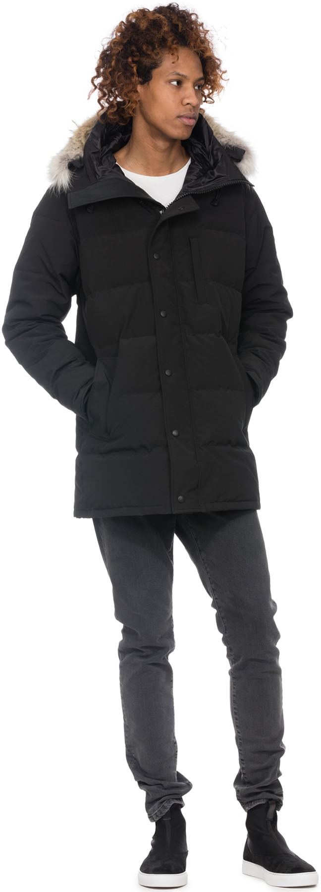 Canada Goose: Black Black Label Carson Parka - 4