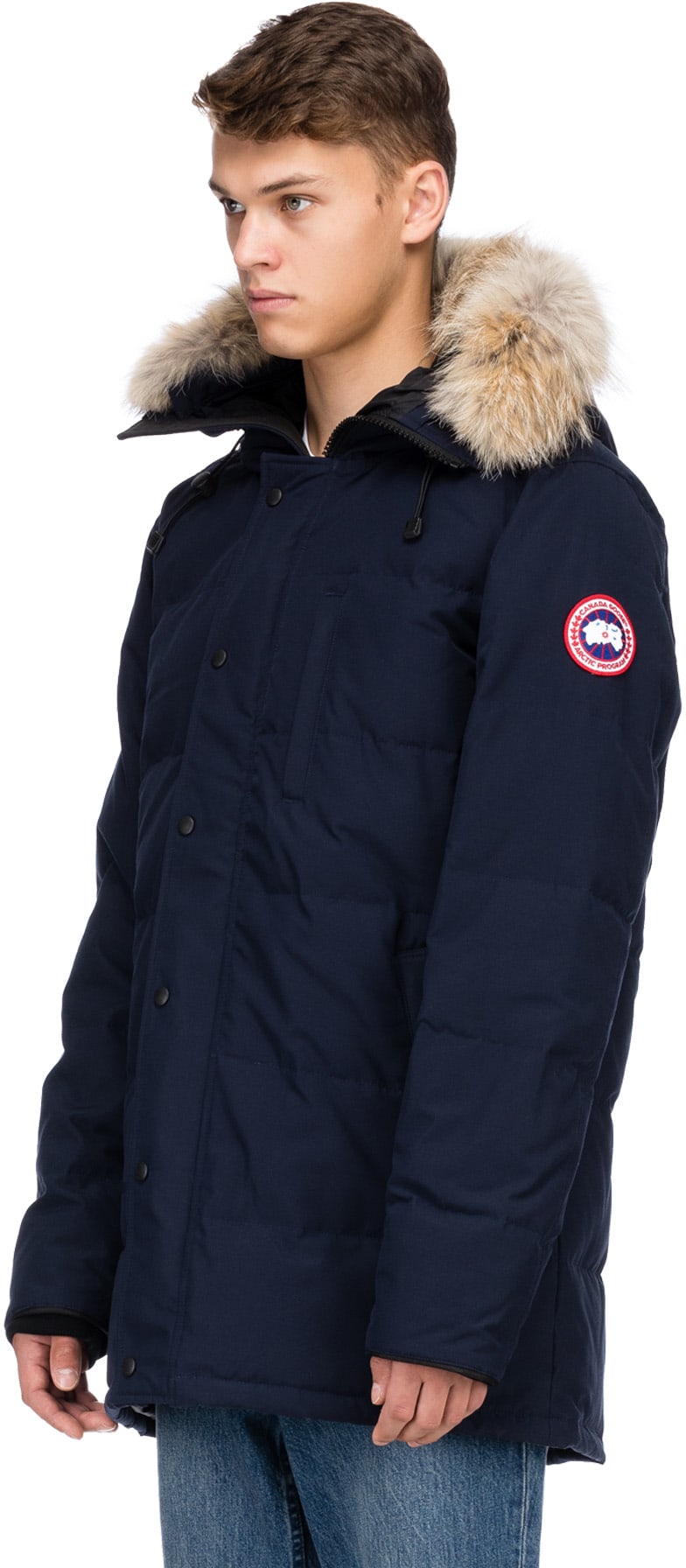 Canada Goose: Bleu Parka Carson Bleu - 2