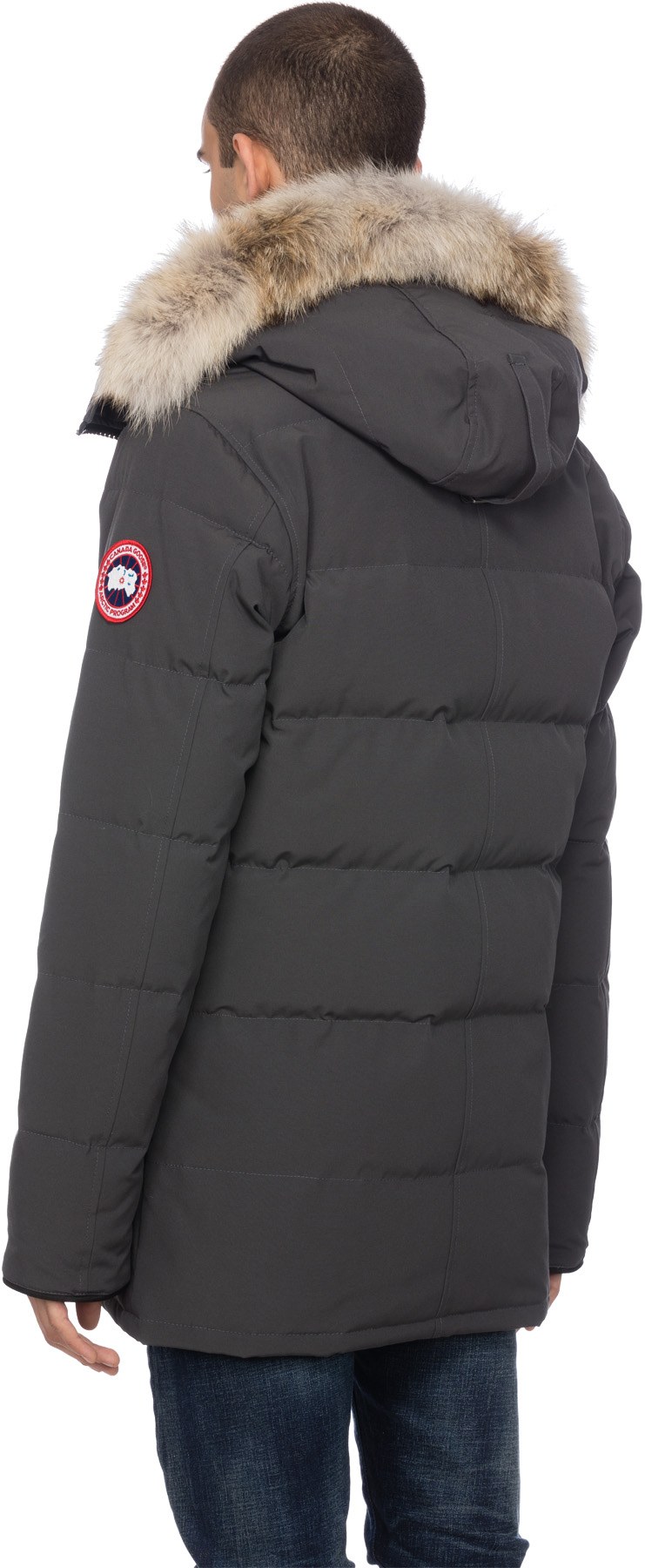 Canada Goose: Gris Parka Carson Gris - 3