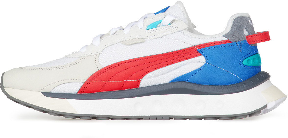 Puma: White Wild Rider Layers - 2