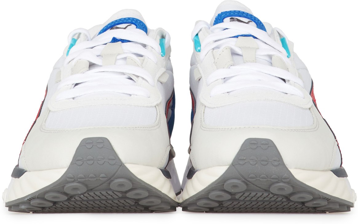 Puma: White Wild Rider Layers - 3