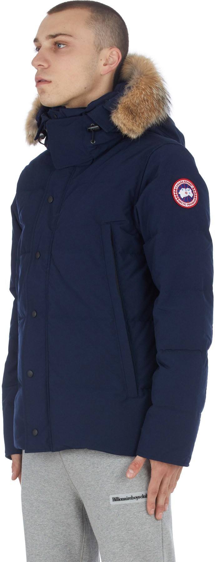 Canada Goose: Bleu Parka Wyndham Bleu - 2