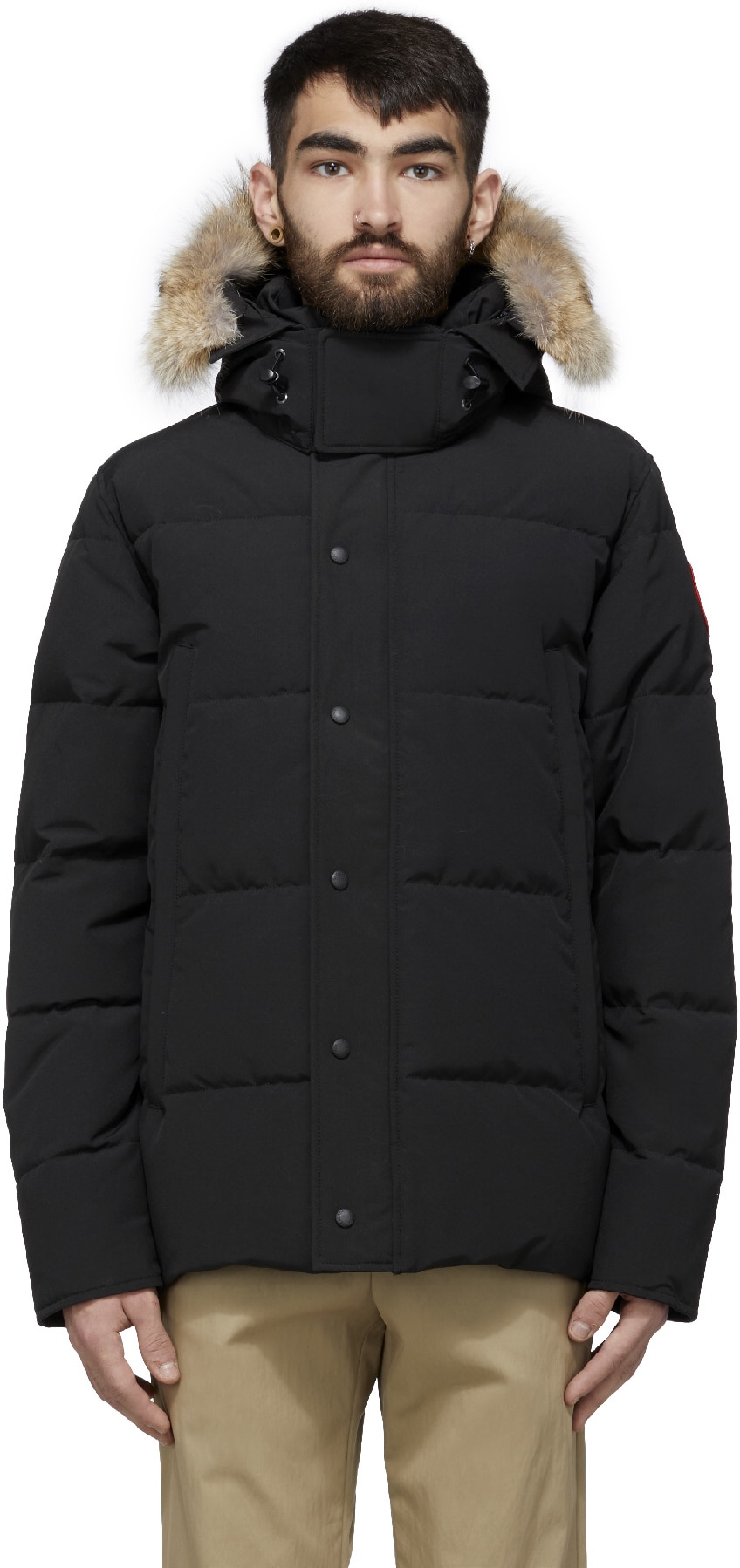 Canada Goose: Noir Parka Wyndham Noir - 1