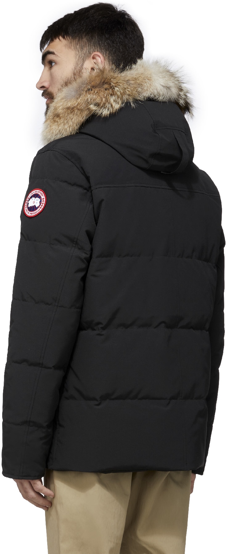 Canada Goose: Black Wyndham Parka - 3