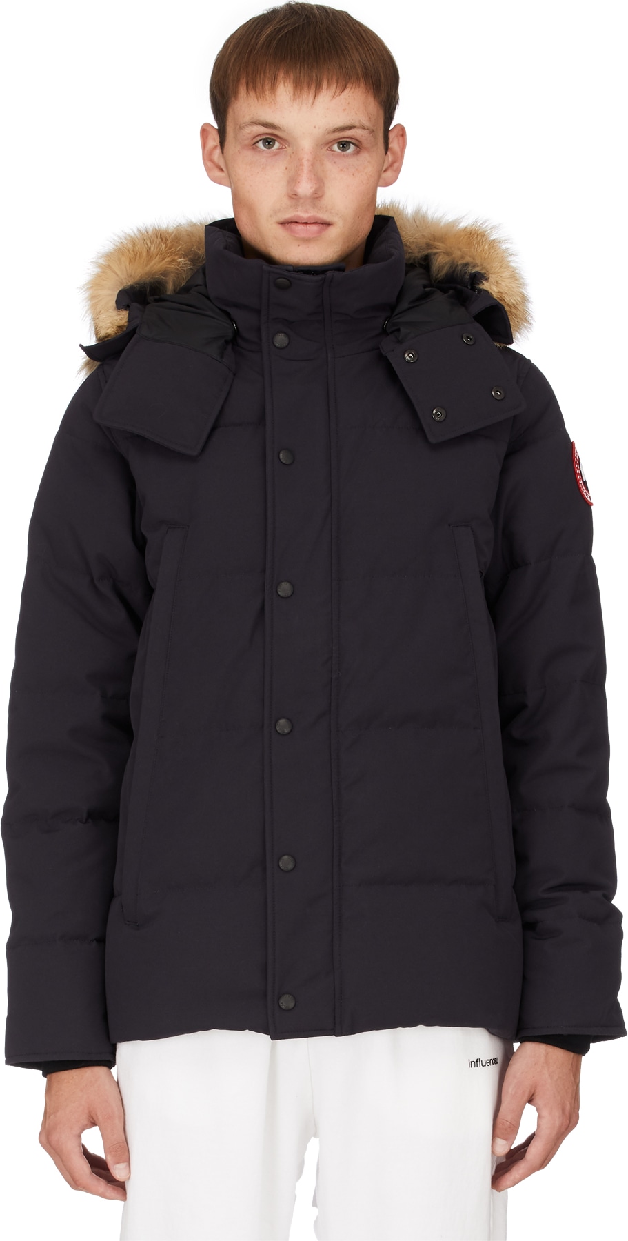 Canada Goose: Blue Wyndham Parka - 1