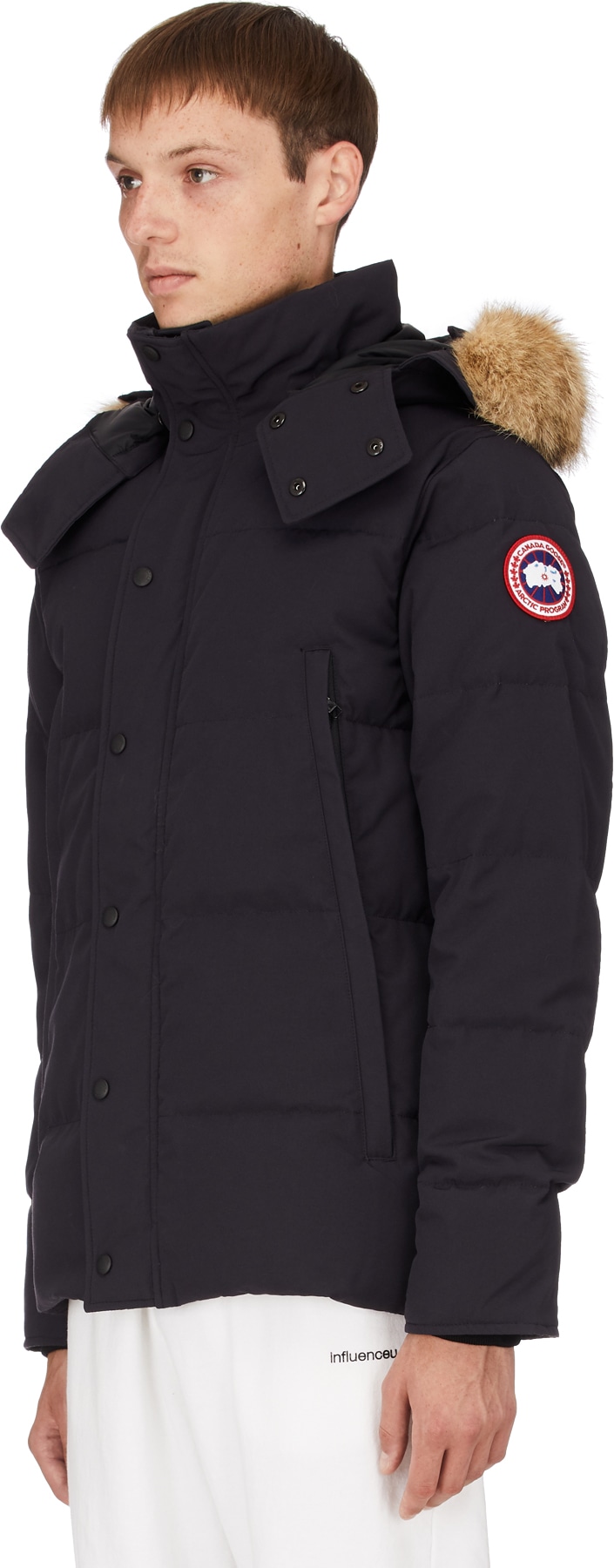 Canada Goose: Bleu Parka Wyndham Bleu - 2