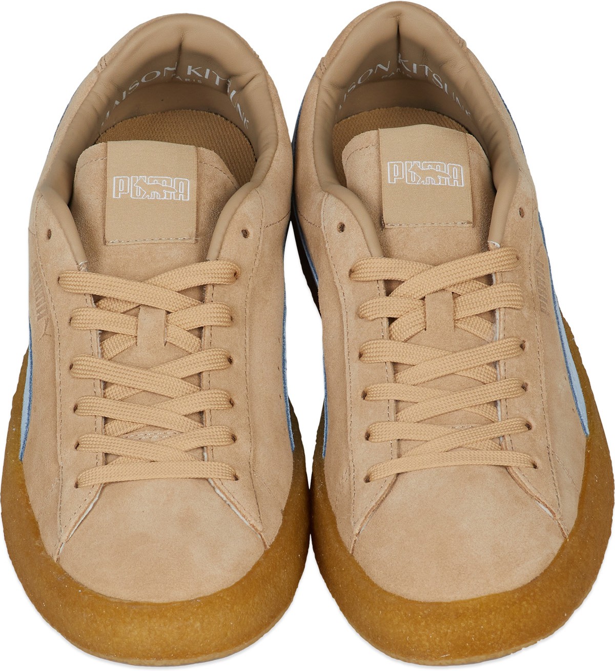 Puma: Neutrales Puma x Maison Kitsune Crepe en Daim Neutrales - 4