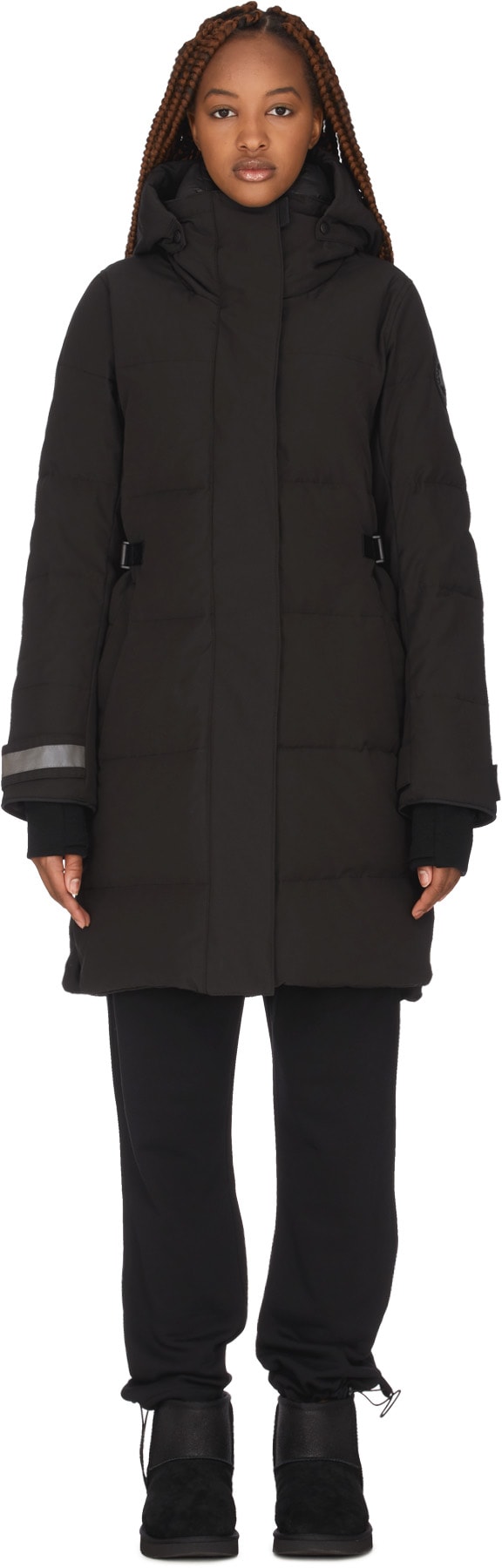 Canada Goose: Noir Parka Black Label Bennett Noir - 1