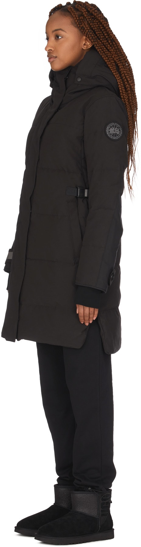 Canada Goose: Noir Parka Black Label Bennett Noir - 2