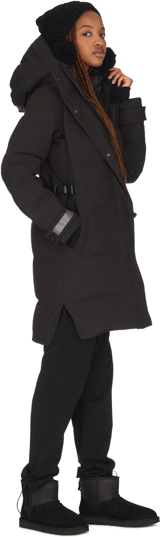 Canada Goose: Noir Parka Black Label Bennett Noir - 4