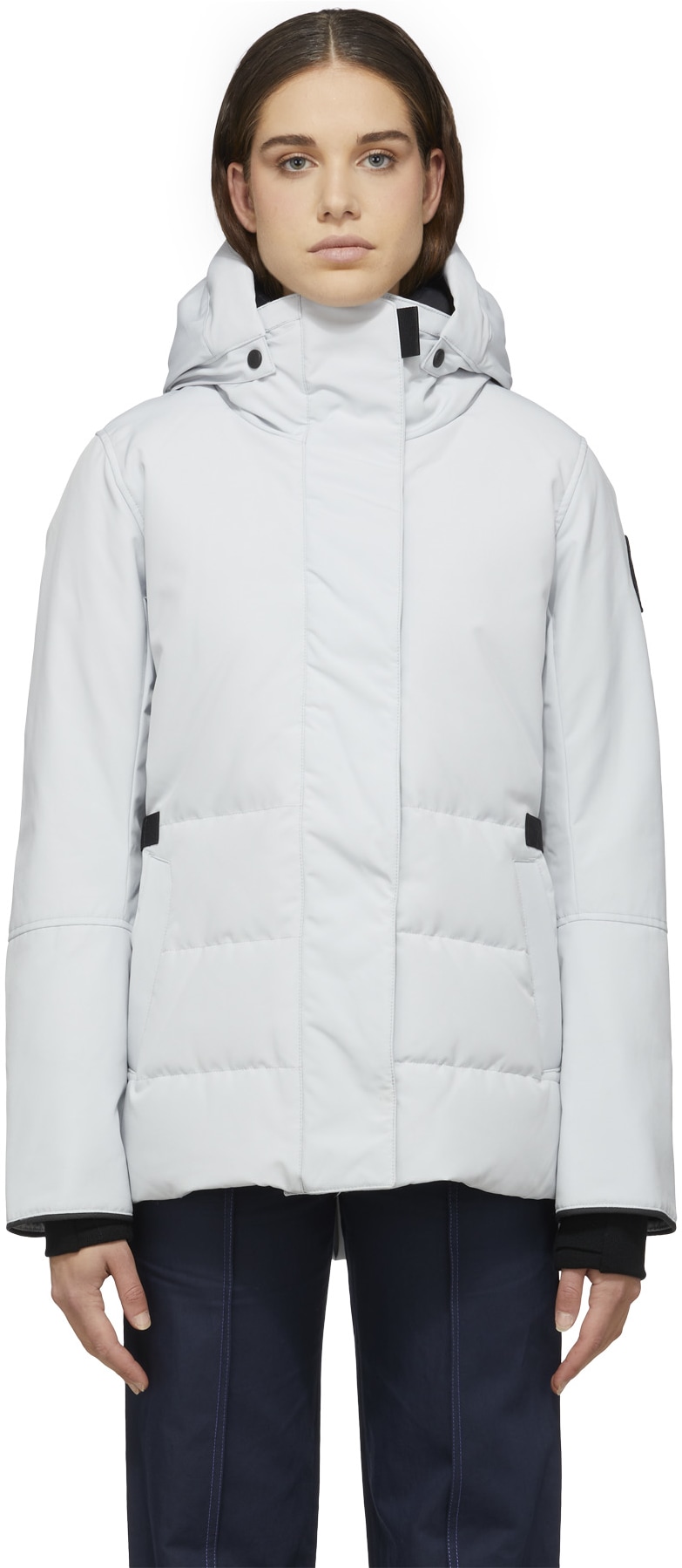 Canada Goose: Argent Parka Lyndale Black Label Argent - 1