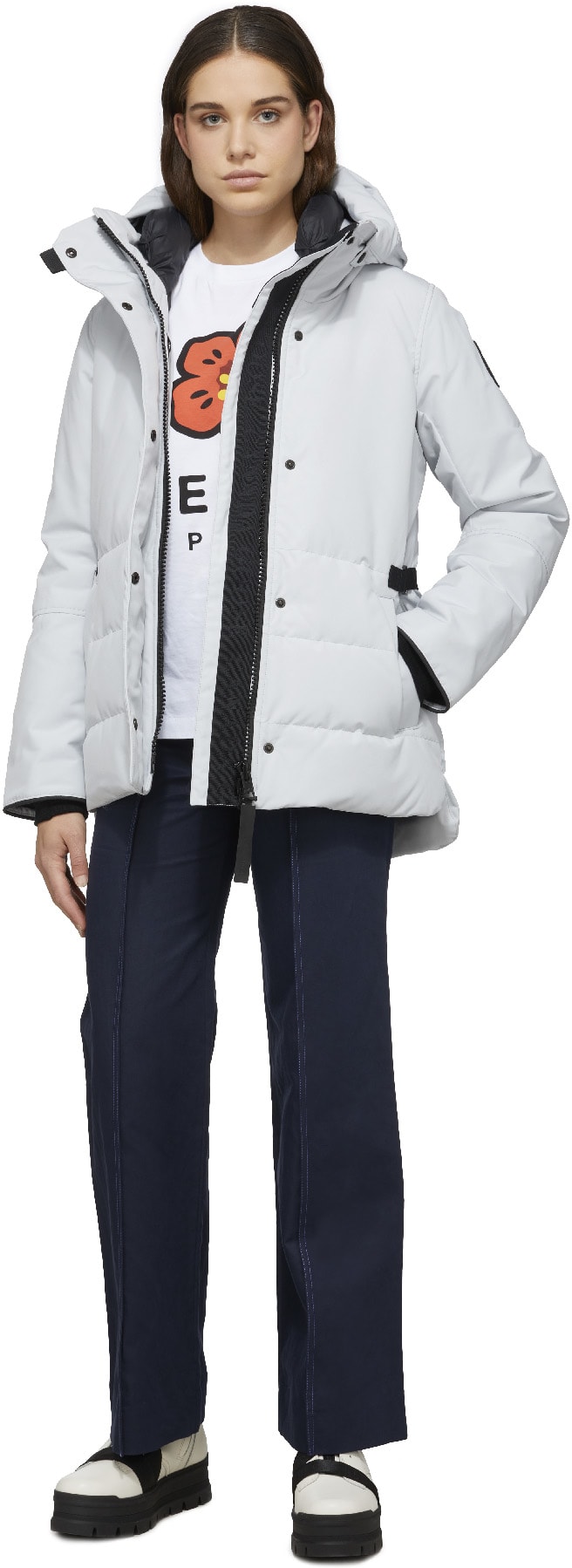 Canada Goose: Argent Parka Lyndale Black Label Argent - 4
