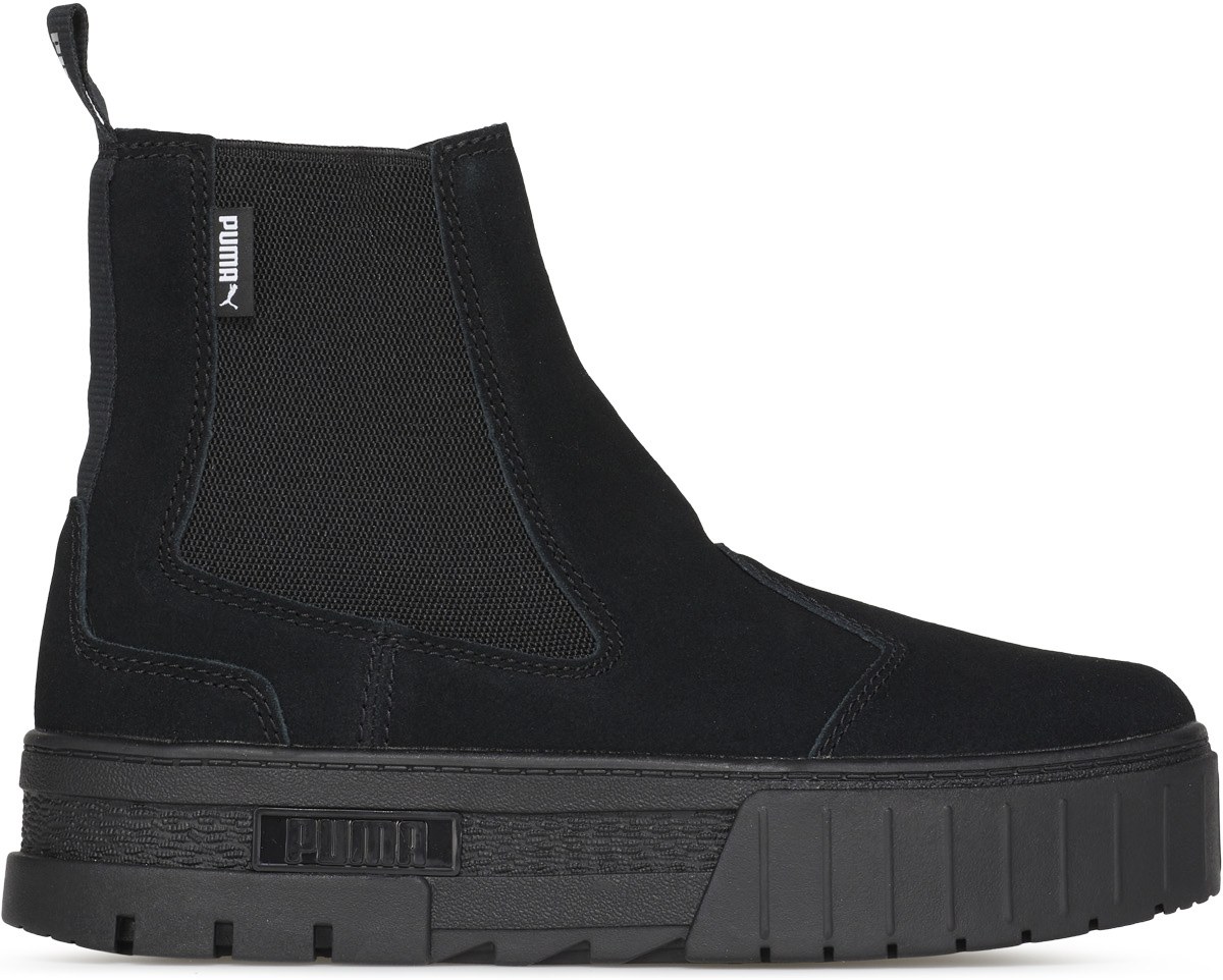 Puma: Black Mayze Chelsea Suede - 1