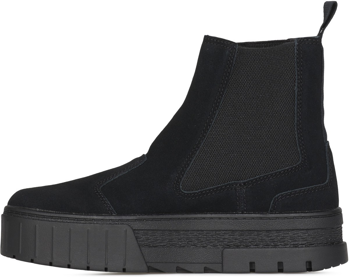 Puma: Black Mayze Chelsea Suede - 2