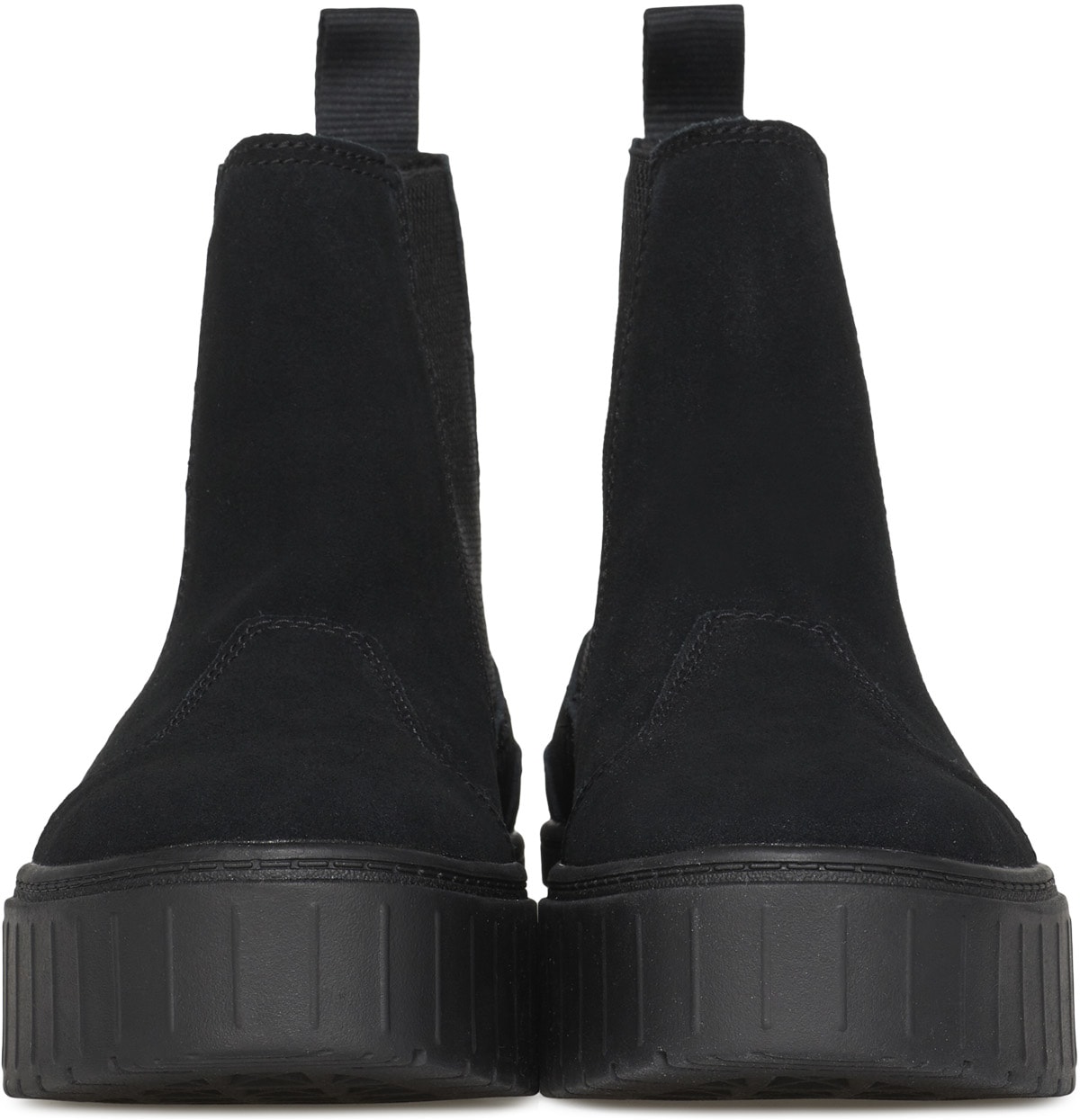 Puma: Black Mayze Chelsea Suede - 3