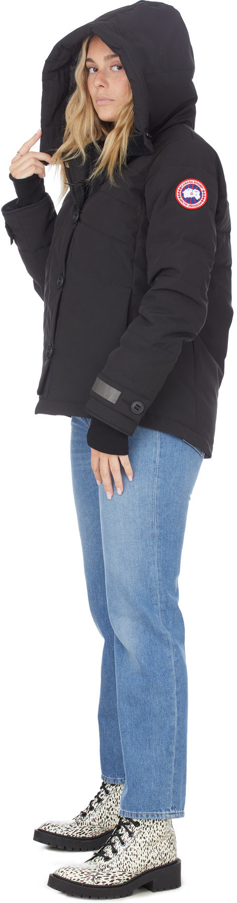 Canada Goose: Noir Parka Elmvale Noir - 4