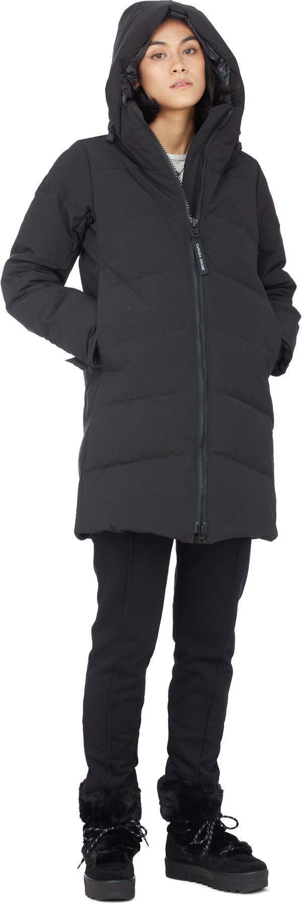 Canada Goose: Black Merritt Parka - 4