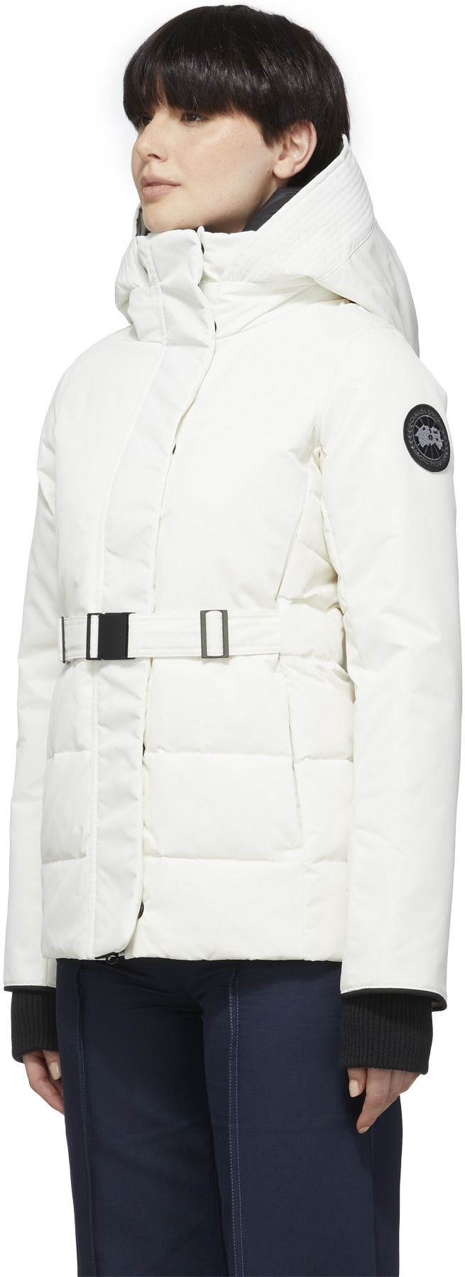 Canada Goose: White Black Label Performance Satin McKenna Jacket - 2