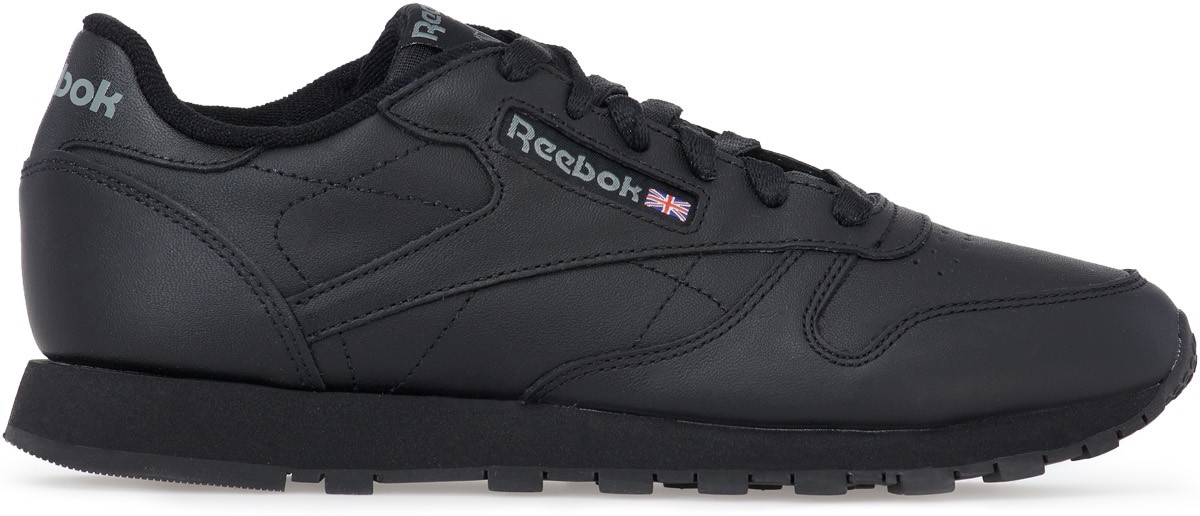 Reebok: Noir Classique Cuir Noir - 1