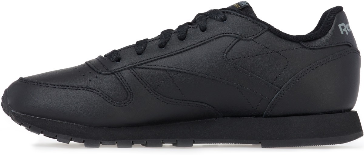 Reebok: Noir Classique Cuir Noir - 2