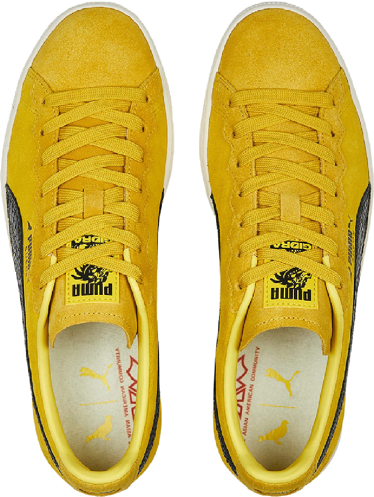 Puma: Yellow PUMA x STAPLE Suede - 3