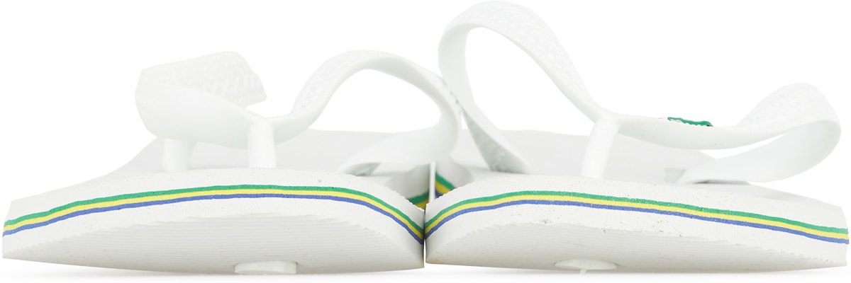 Havaianas: White Brazil Flip Flops - 3