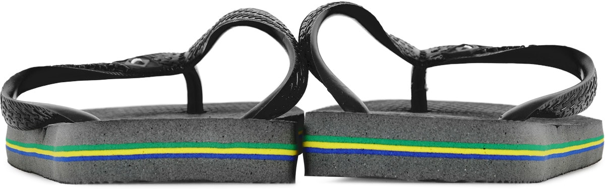 Havaianas: Noir Claquettes Brazil Noir - 5