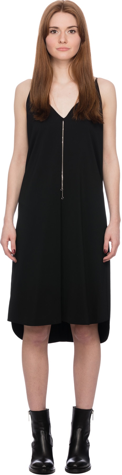 alexanderwang.t: Black Dress with Chain Back - 1