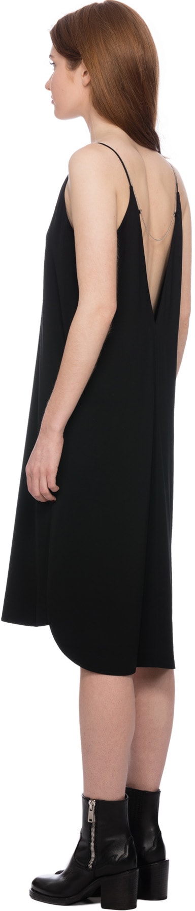 alexanderwang.t: Black Dress with Chain Back - 3
