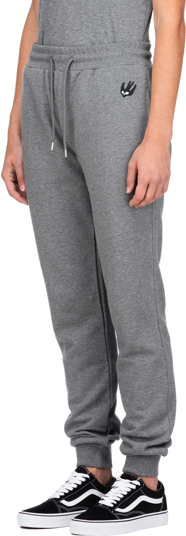 McQ Alexander McQueen: Grey Swallow Badge Sweatpants - 2