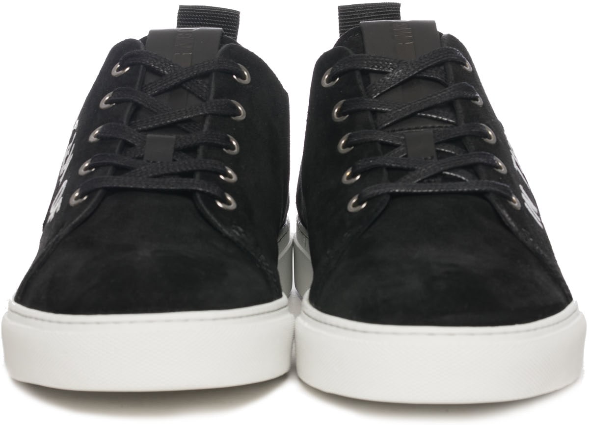 McQ Alexander McQueen: Black Chris Lace Up Split Suede - 3