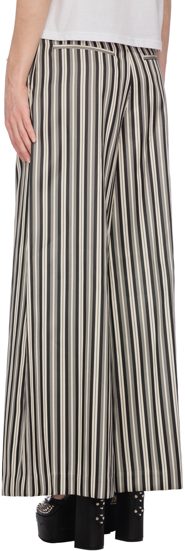 McQ Alexander McQueen: Multicolor Striped Super Kick Flare Pants - 3