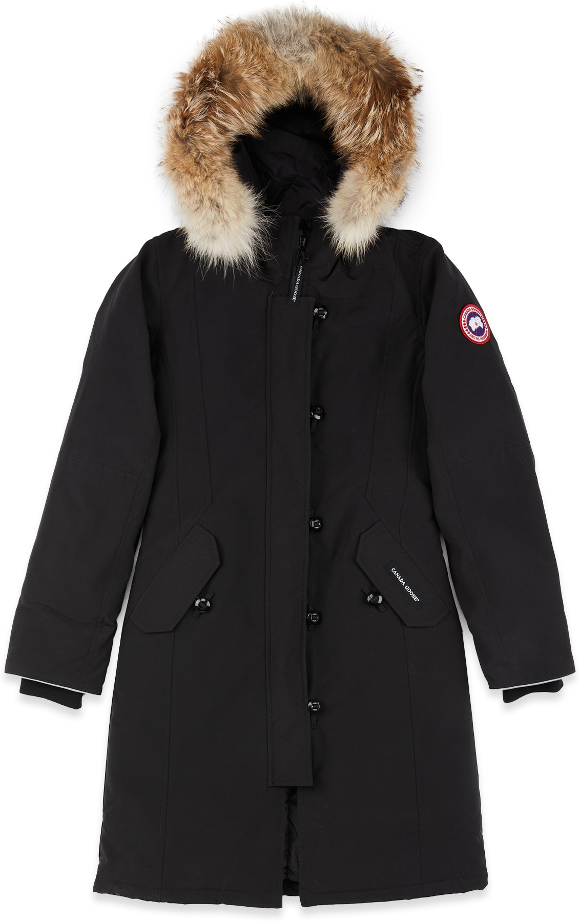 Canada Goose: Noir Parka Brittania pour les jeunes Noir - 1