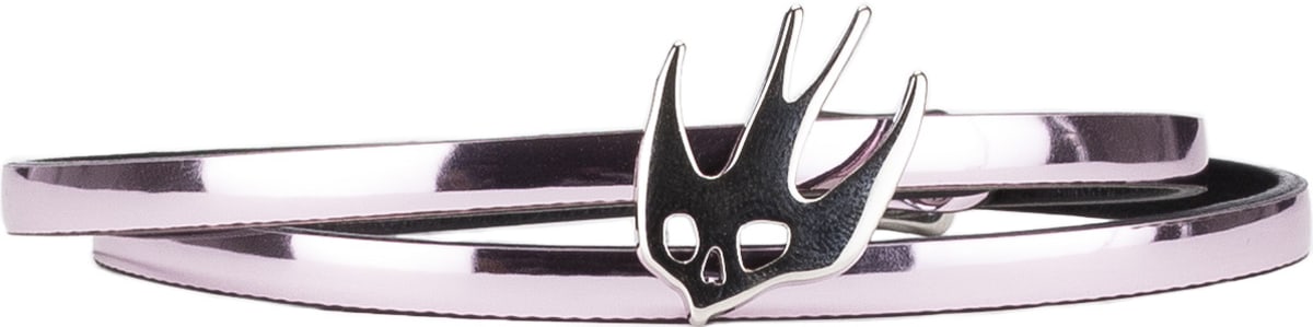McQ Alexander McQueen: Purple Swallow Mini Wrap Bracelet - 1