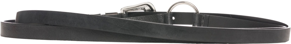 McQ Alexander McQueen: Black Solstice Double Wrap Belt - 2