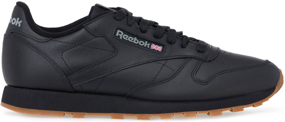 Reebok: Noir Classique Cuir Noir - 1