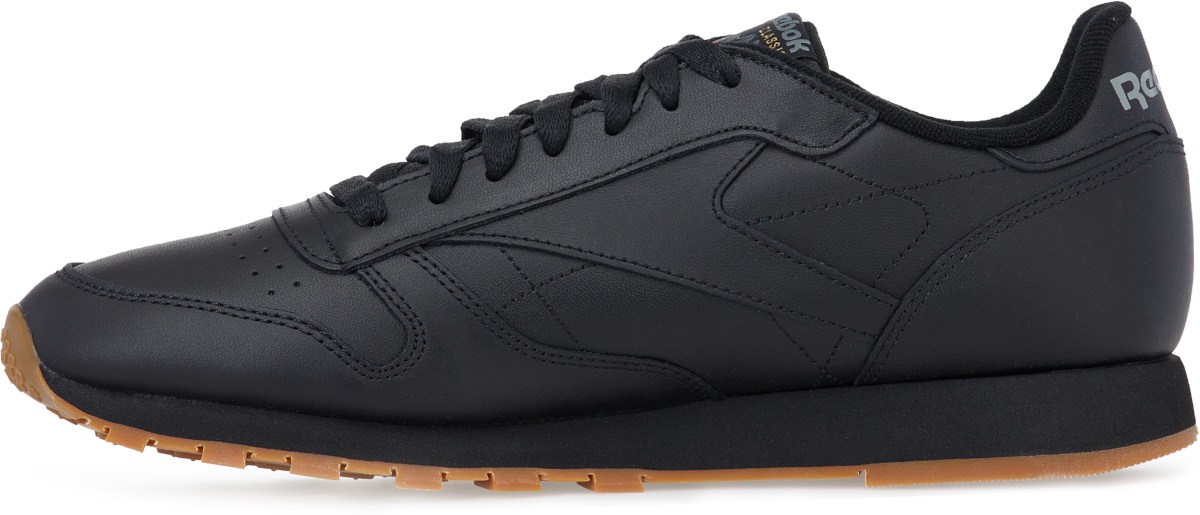 Reebok: Noir Classique Cuir Noir - 2