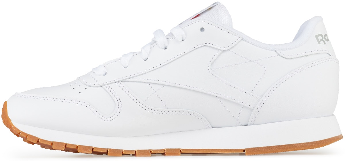 Reebok: Blanc Classique Cuir Blanc - 2