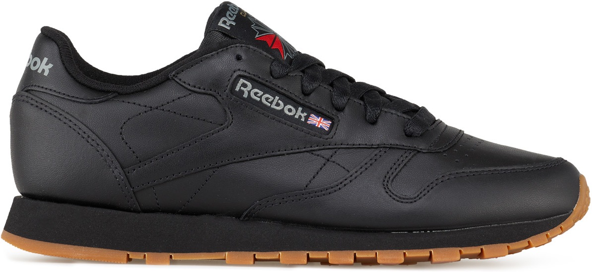 Reebok: Noir Classique Cuir Noir - 1