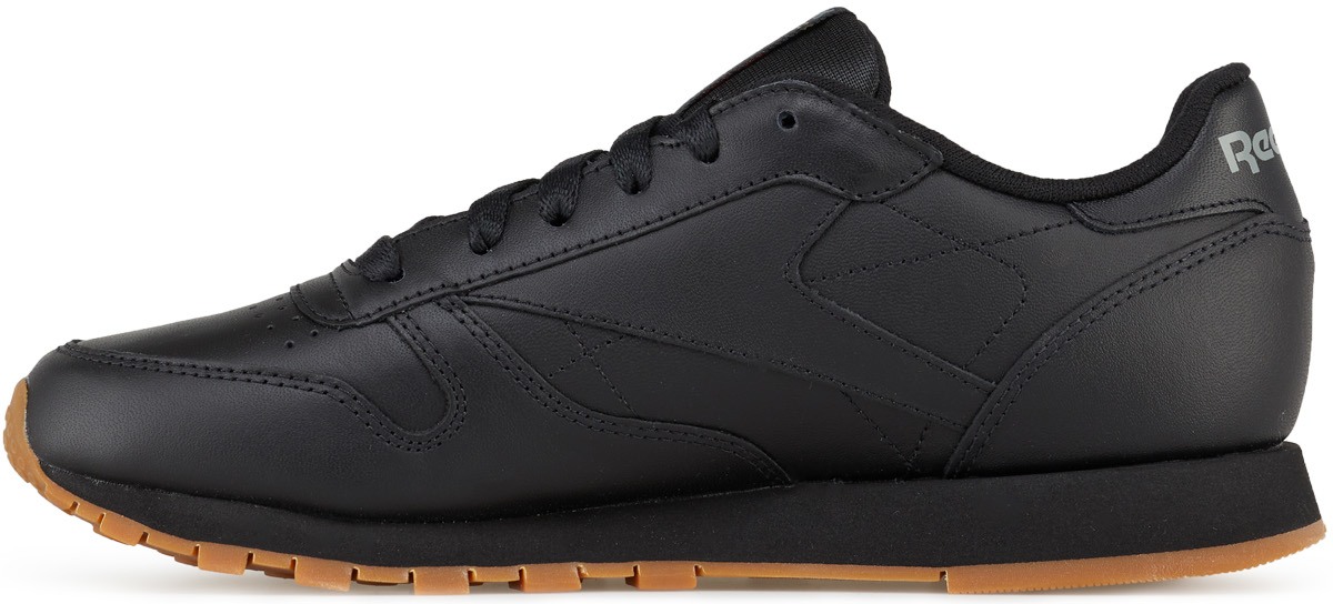 Reebok: Noir Classique Cuir Noir - 2