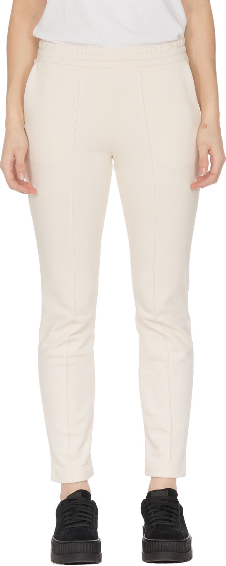 alexanderwang.t: White Terry Pull On Leggings - 1